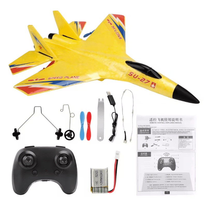High Performance SU27 Foam Jet Glider With LED Night Lights 5