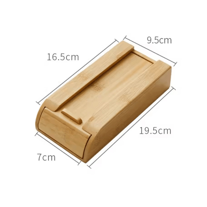 Natural Wooden Under Desk Sliding Storage Drawer 2
