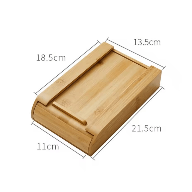 Natural Wooden Under Desk Sliding Storage Drawer 3