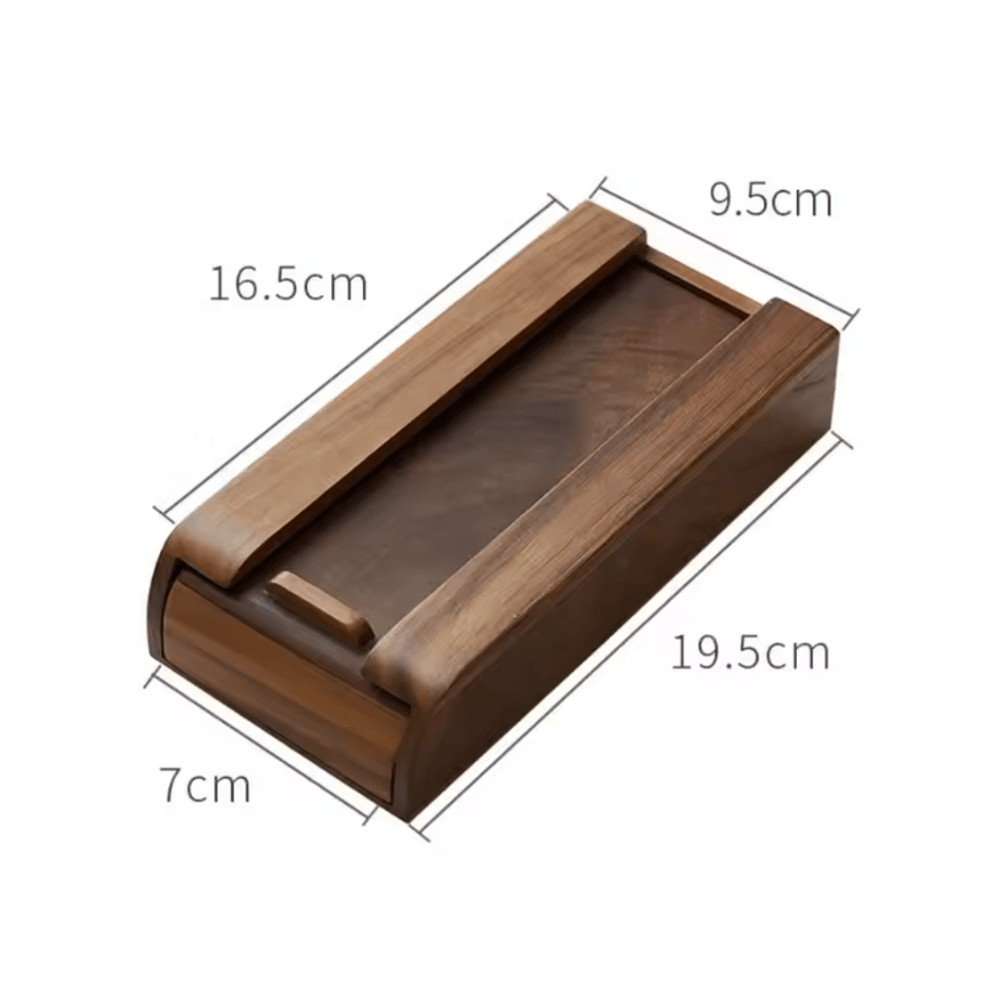 Natural Wooden Under Desk Sliding Storage Drawer 4
