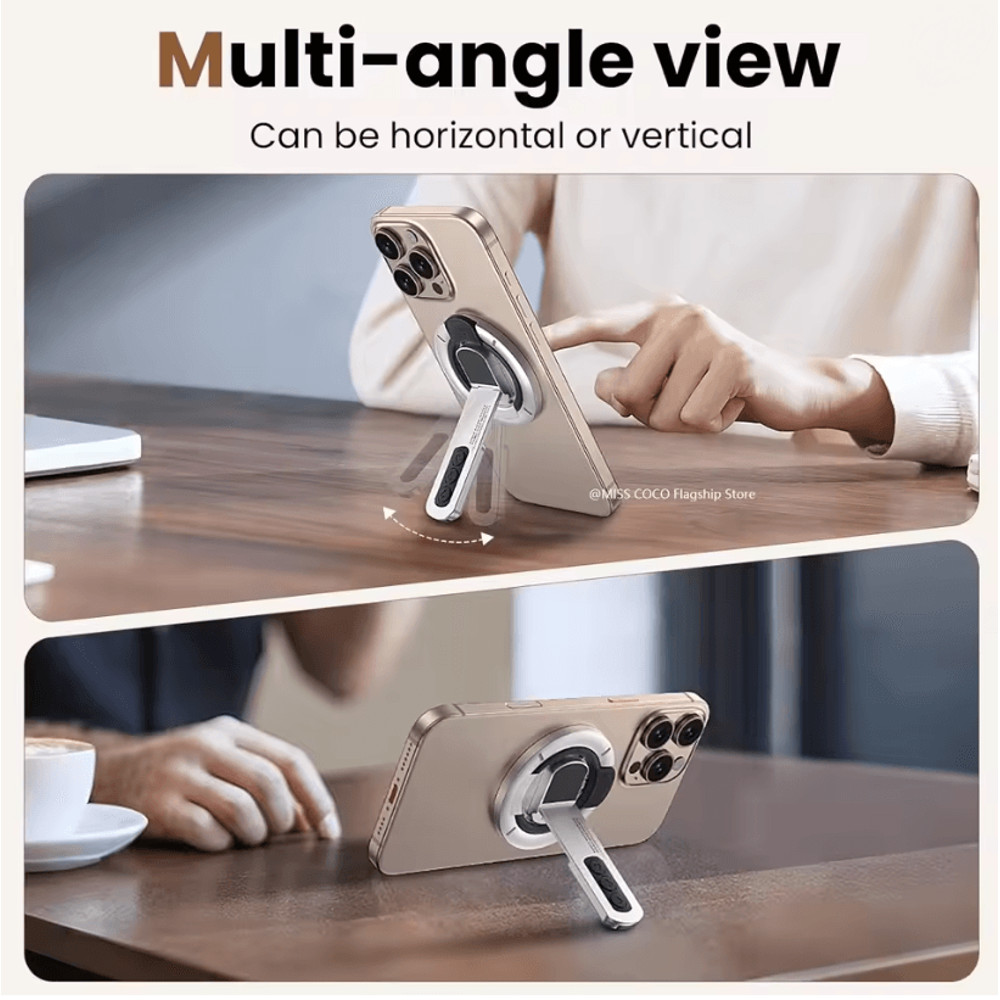 MagSafe Magnetic Finger Ring Grip And Stand For IPhone 12 To 16 1