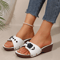 Women Luxury Wedge Sandals Soft Comfort Summer 2025 1