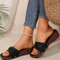 Women Luxury Wedge Sandals Soft Comfort Summer 2025 2
