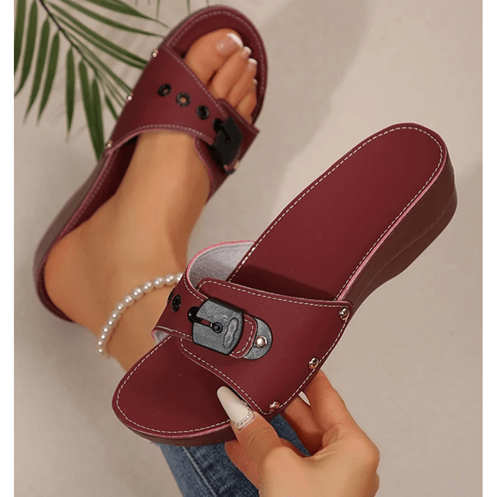 Women Luxury Wedge Sandals Soft Comfort Summer 2025 3