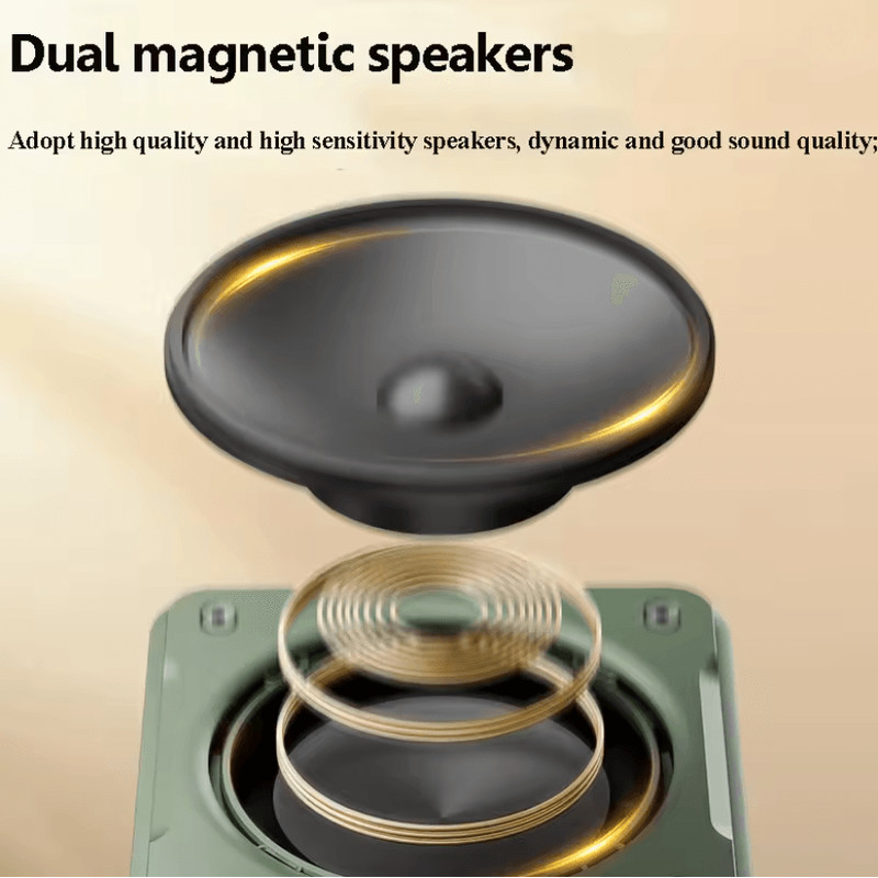 Mini Digital FM Radio Bluetooth Speaker With USB TF Card Display 1