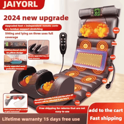 electric full body massage mattress with heating airbag and kneading vibration cushion