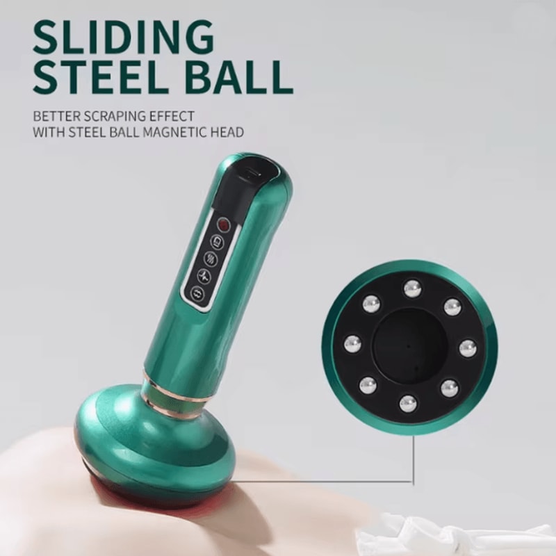 Intelligent Electric Cupping And Scraping Device With Hot Compress 2