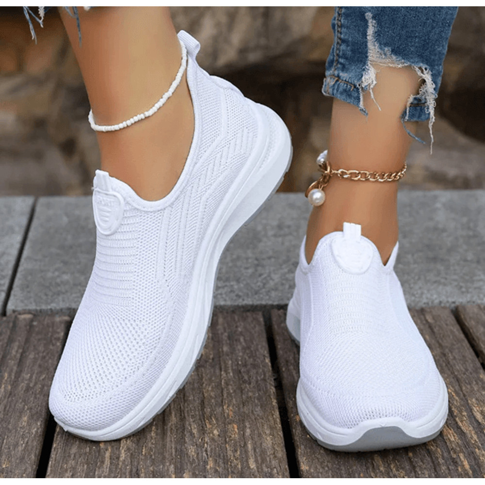 Womens Breathable Slip On Sports Loafers Lightweight Barefoot Ballet Flats 6