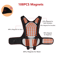 Tourmaline Magnetic Self Heating Lumbar Vest Waist Brace For Posture Correction And Pain Relief 4