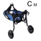 Pet Mobility Aid Adjustable Wheelchair For Disabled Rear Legs 3