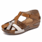 Womens Lightweight Slip On Summer Sandals Breathable Minimalist Flat Beach Shoes 5