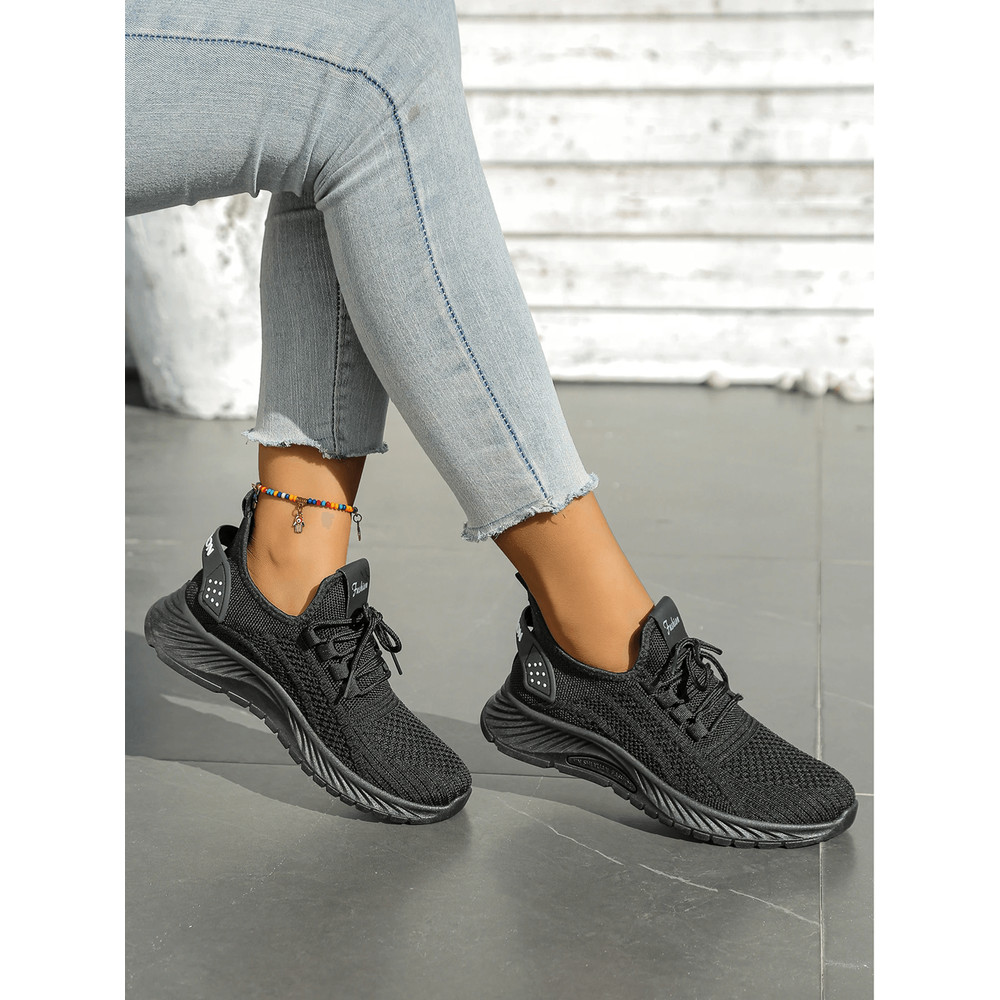 Womens FlyWeave Breathable Casual Sneakers Lightweight Sport Shoes 2