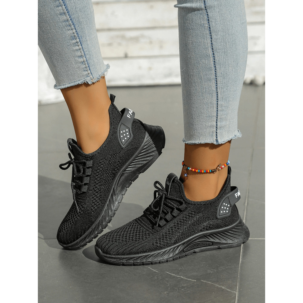 Womens FlyWeave Breathable Casual Sneakers Lightweight Sport Shoes 3