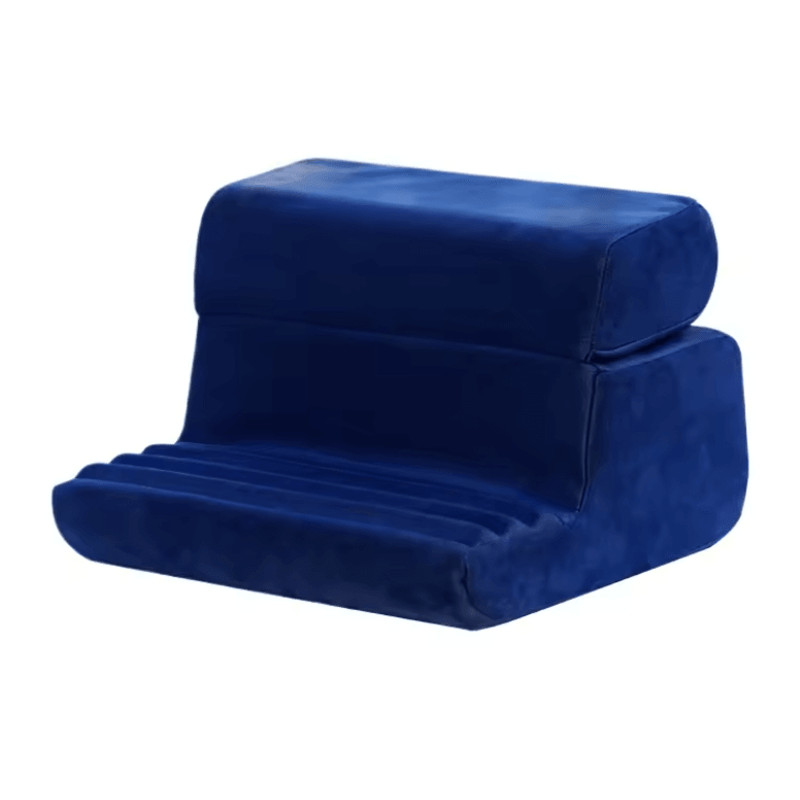 Ergonomic Tablet Stand Pillow For Hands Free Reading And TV In Bed 6