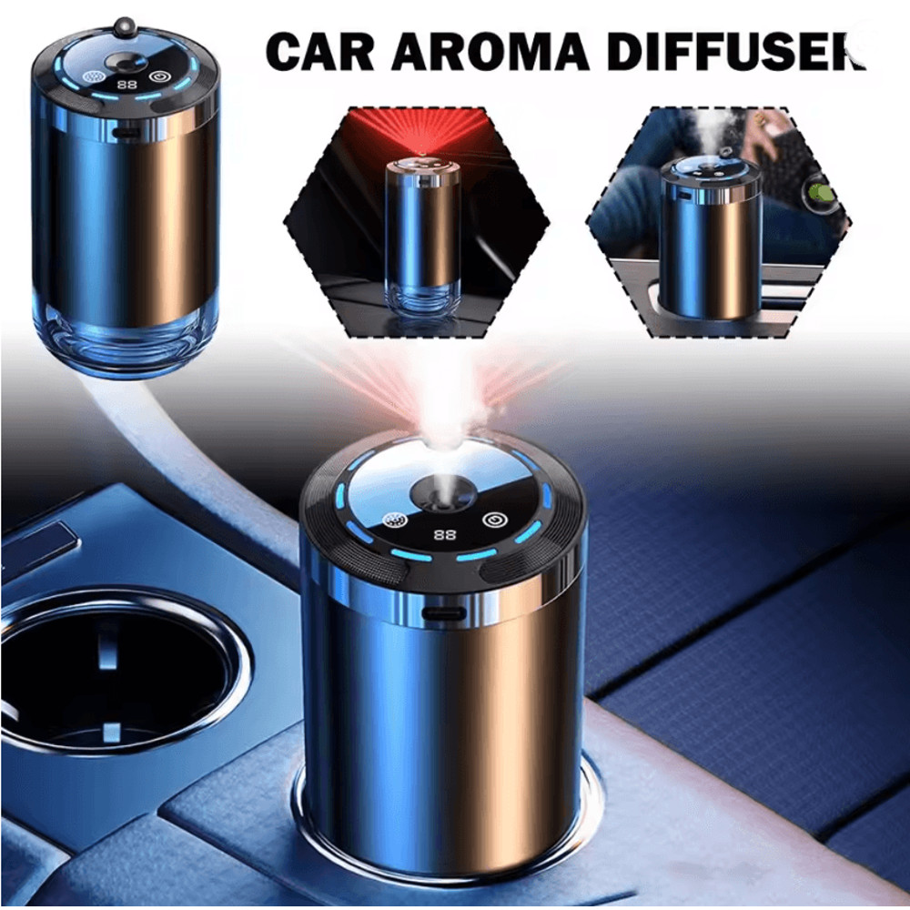 Smart Car Air Freshener Rechargeable Car Aroma Diffuser With Adjustable Intensity 1