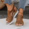 Women Lightweight Platform Wedge Sandals Summer Beach Casual Designer Sandals 0
