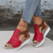 Women Lightweight Platform Wedge Sandals Summer Beach Casual Designer Sandals 4
