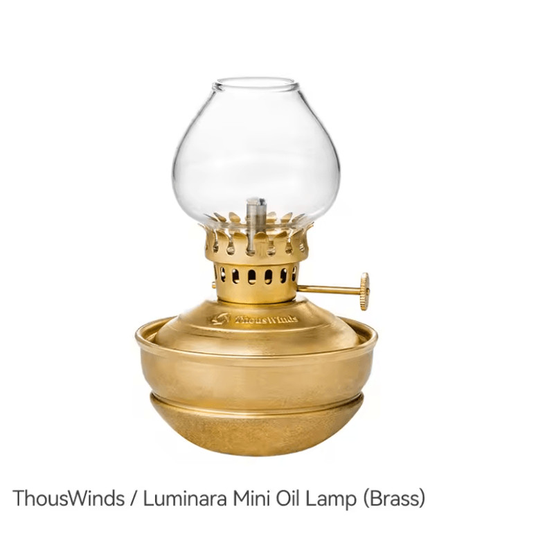 ThousWinds Luminara Mini Oil Lamp Portable Retro Windproof Mini Lantern 3