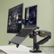 Dual Arm Monitor Mount With Gas Spring For Monitor And Laptop Stand 0