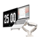 Dual Arm Monitor Mount With Gas Spring For Monitor And Laptop Stand 2
