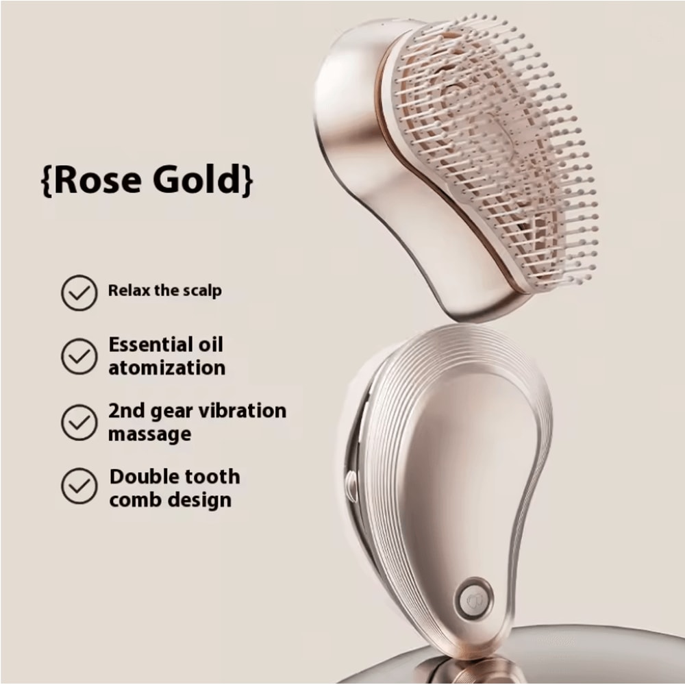 Electric Scalp Massager Comb With LED Atomizing Spray For Hair Growth 2
