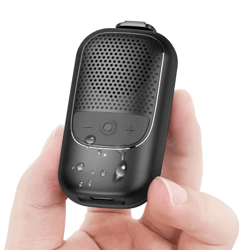 mini wearable clipon bluetooth speaker with enc mic