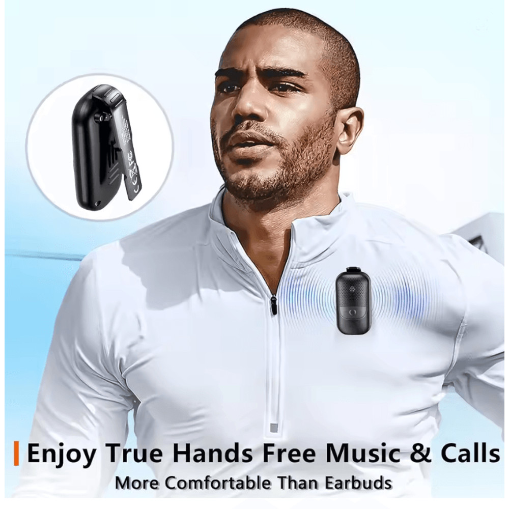 Mini Wearable ClipOn Bluetooth Speaker With ENC Mic 1