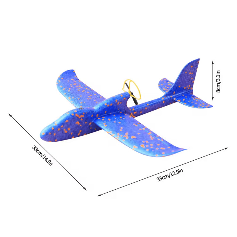 Aeroflash LED Throw Foam Glider Plane Toy 1