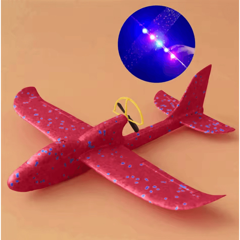 Aeroflash LED Throw Foam Glider Plane Toy 3