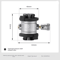 Campingmoon Z15 Gas Refill Adapter EN417 Lindal Valve Adapter 2