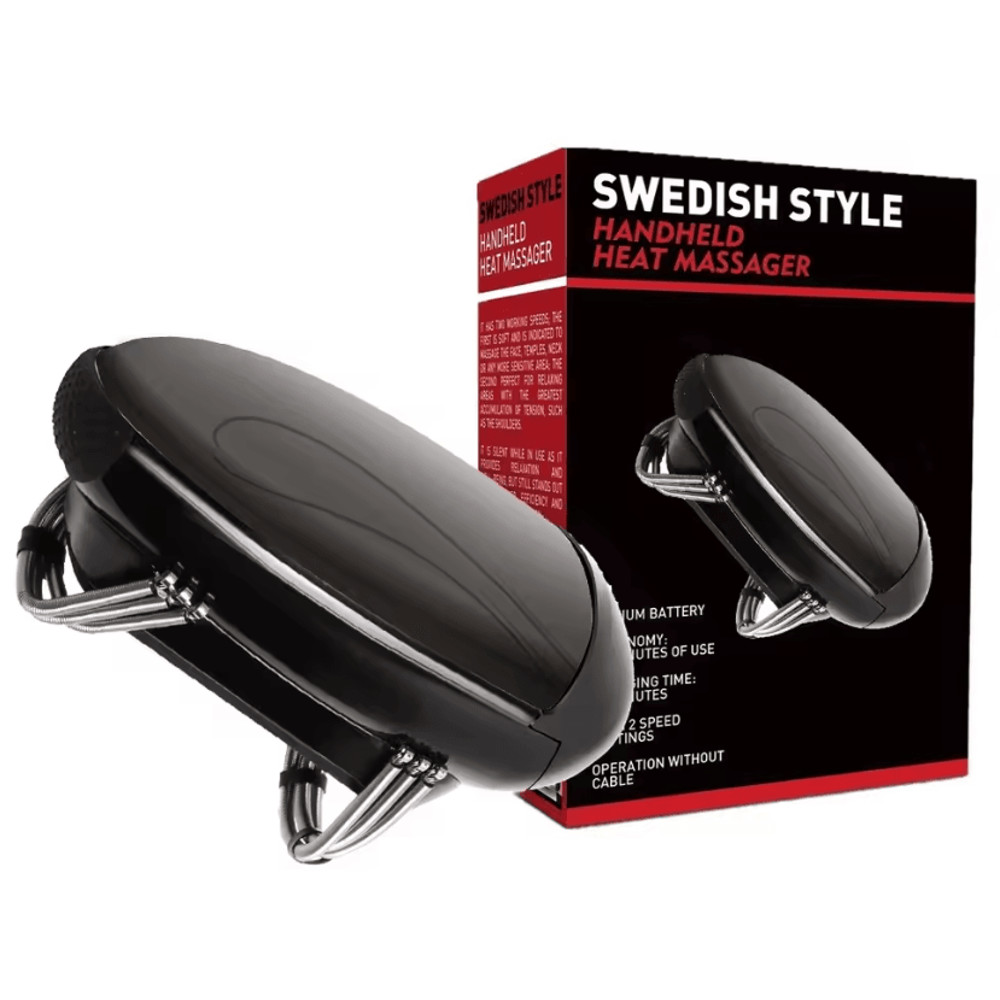 Mens Barberology Cordless Metal Heat Massager For Scalp And Muscle Relief 4