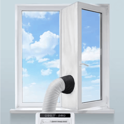 universal portable air conditioner window seal cloth for tilting and sloping windows