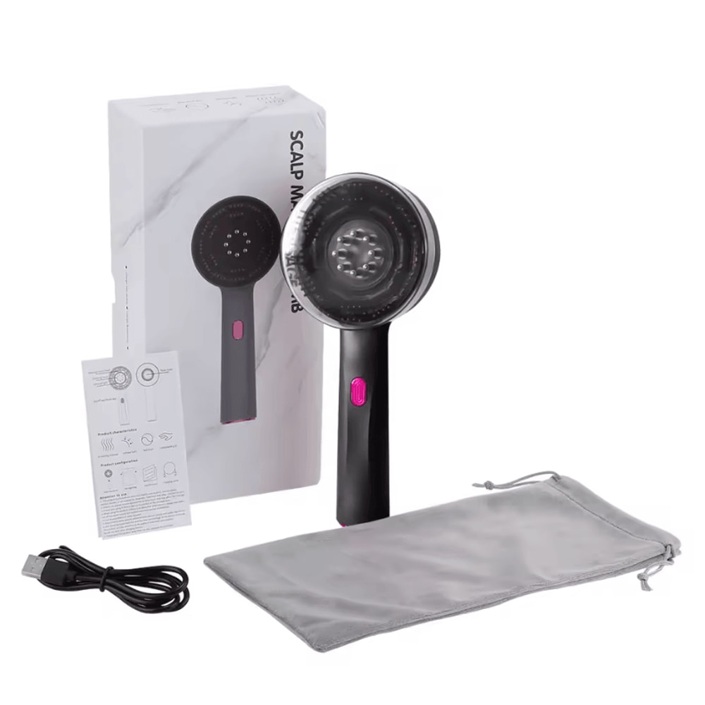 ScalpRevive 3 Mode Electric Massage Comb With Red Light And Essence Applicator 3