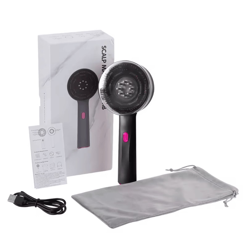 ScalpRevive 3 Mode Electric Massage Comb With Red Light And Essence Applicator 3