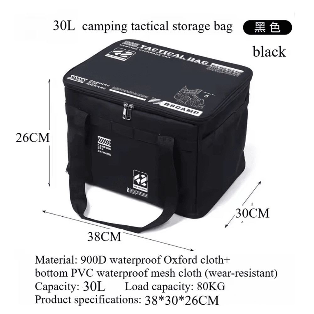 Outdoor Foldable Waterproof Storage Box Large Capacity Portable Gear Organizer 7