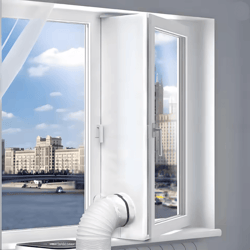 portable ac window seal kit for casement awning windows