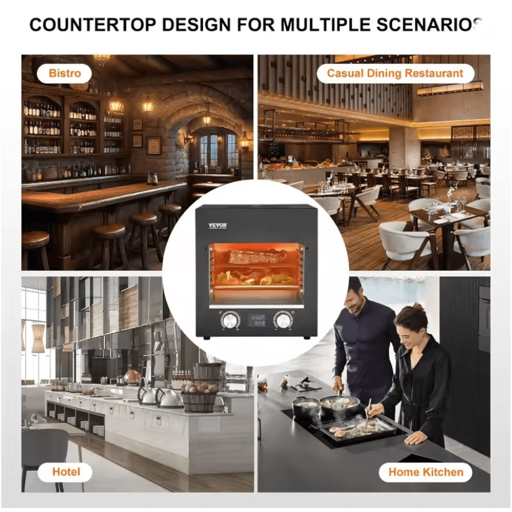 Vevor 1800W Infrared Electric Steak Grill With Adjustable Rack 3