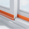TPE Sliding Window Seal Strip Self Adhesive Triple Sound Insulation Windproof Weatherstrip Tape 0