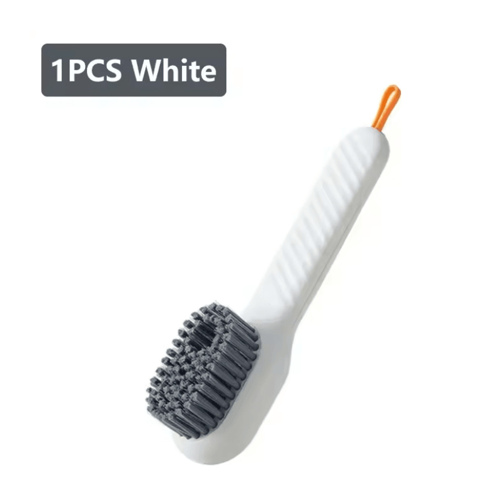 Multifunction Liquid Shoe Cleaning Brush With Long Handle And Soap Dispenser 2