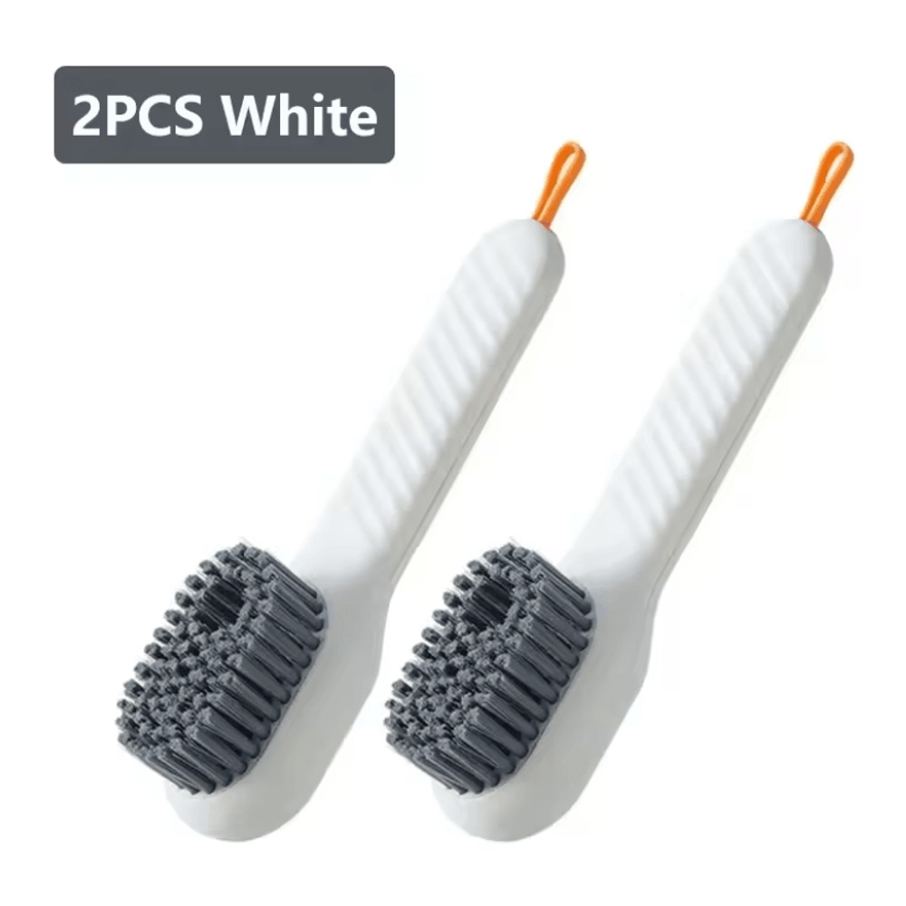 Multifunction Liquid Shoe Cleaning Brush With Long Handle And Soap Dispenser 6