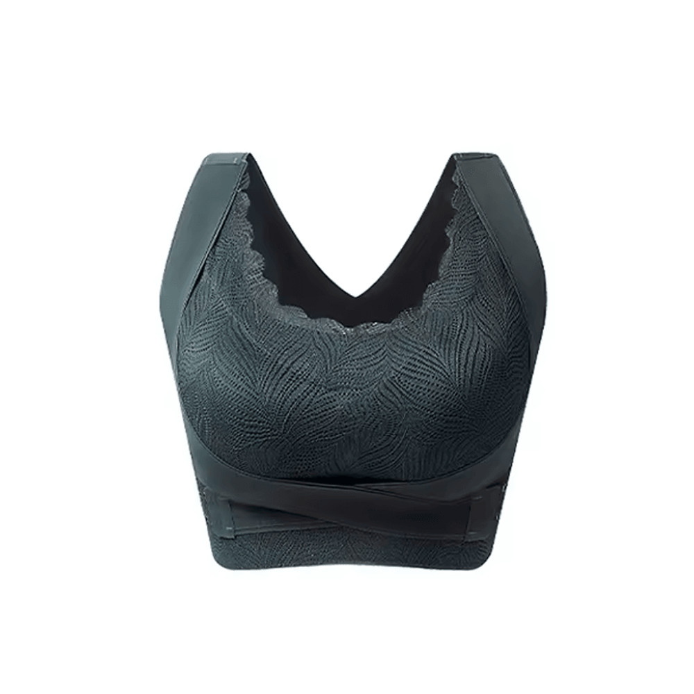 FallSweet Wireless Seamless Push Up Bralette For Women Cross Back Comfort Bra 5