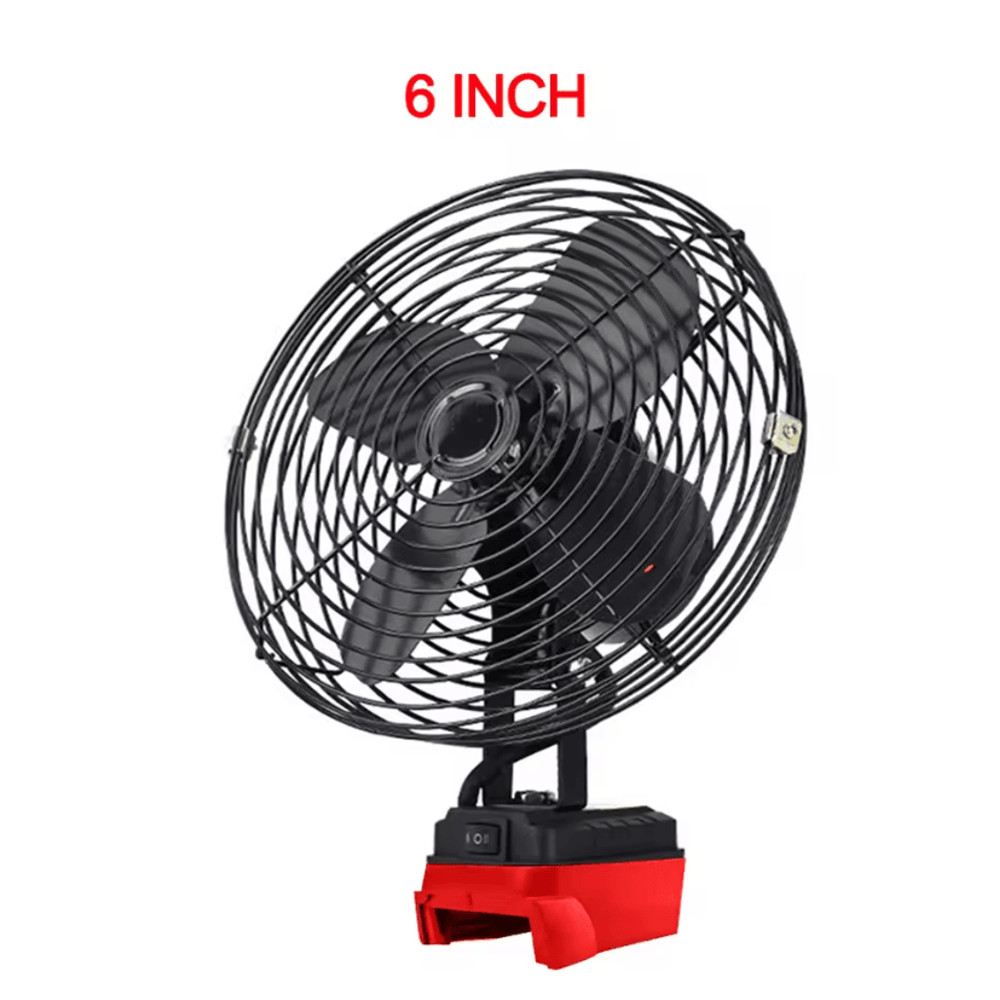 Portable Outdoor Camping Fan For Makita Dewalt Milwaukee 18V Battery 6