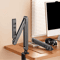 Aluminum Alloy Foldable Arm Mount Tablet Holder With 360 Rotation For Bed Or Desk 0