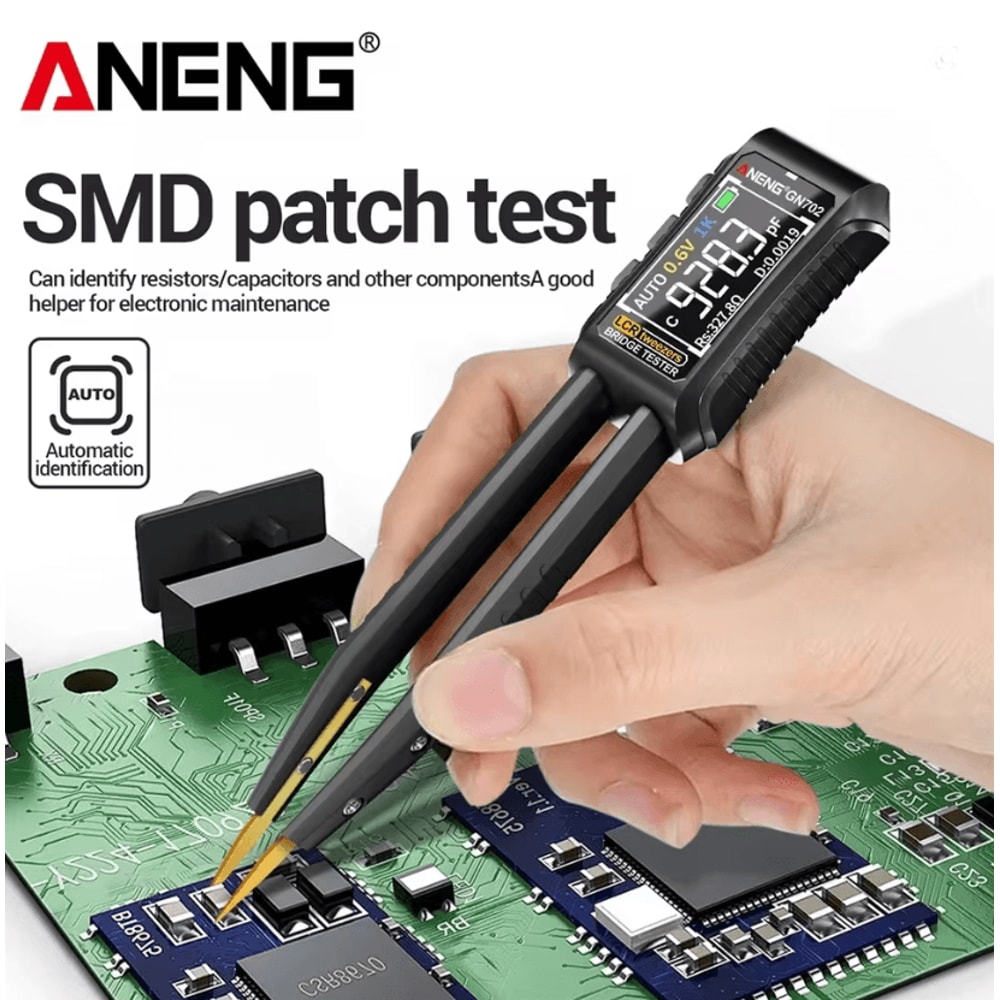 Smart LCR Tweezer Multimeter With ESR And Diode Test 0