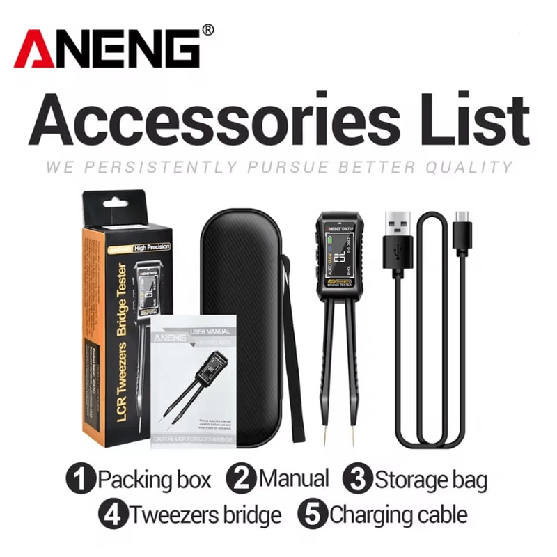 Smart LCR Tweezer Multimeter With ESR And Diode Test 3