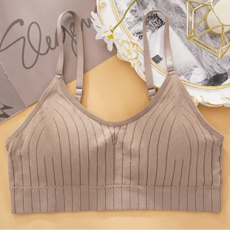 Wireless Seamless Bralette Top With U Back And Padded Comfort 4