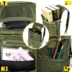lightweight parachute nylon backpack for outdoor, hunting and school use