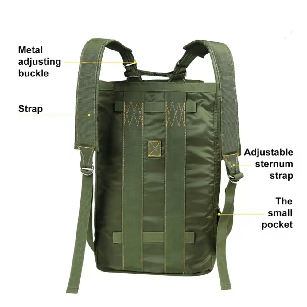 Lightweight Parachute Nylon Backpack For Outdoor Hunting And School Use 2