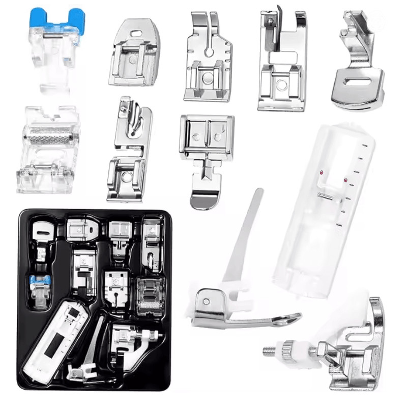 Multi Function Household Sewing Machine With Presser Foot Set And Lock Edge Feature 3