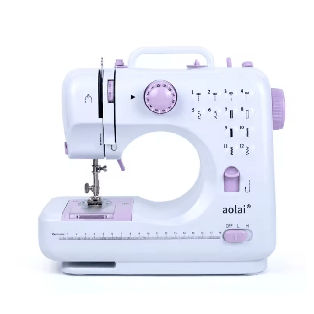 Multi Function Household Sewing Machine With Presser Foot Set And Lock Edge Feature 4